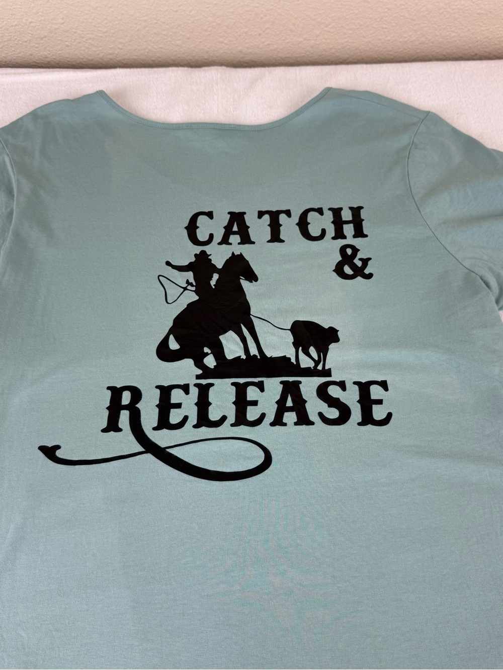 Charlie Paige Sage Green Catch and Release Cowgirl Calf Roping western Rodeo
